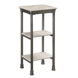 Orleans Gray Three Tier Shelf
