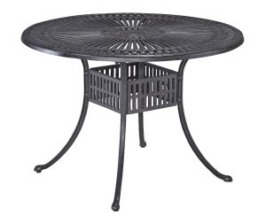 Grenada Charcoal Outdoor Round 42" Dining Table