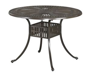 Grenada Khaki Gray Outdoor 42" Round Dining Table