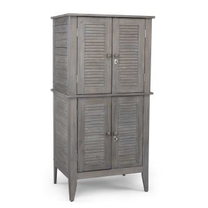 Maho Gray Outdoor Large Storage Cabinet