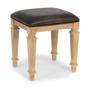 Manor House Brown Vanity Bench