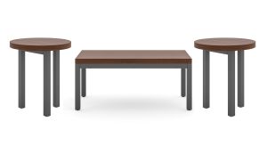 Merge Brown 3-Piece Coffee Table Set
