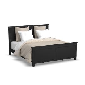 Oak Park Black King Bed