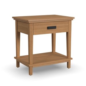 Oak Park Brown 1 Drawer Nightstand