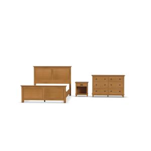 Oak Park Brown Queen Bed, Nightstand and Dresser