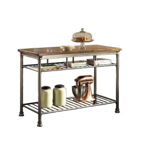 Orleans Brown Kitchen Island