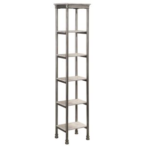 Orleans Gray Six Tier Shelf