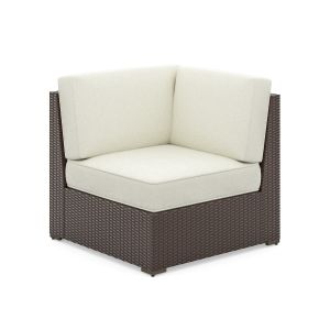 Palm Springs Brown Outdoor Sectional Side Chair