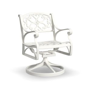 Sanibel White Outdoor Swivel Rocking Chair