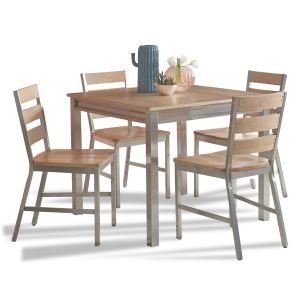 Sheffield Brown 5 Piece Dining Set