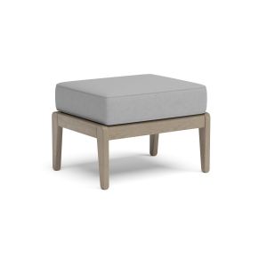 Sustain Gray Outdoor Ottoman w/Cushion