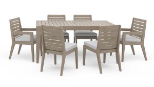 Sustain Outdoor Grey 7 Piece Dining Set