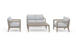 Sustain Gray Outdoor 4 Piece Set