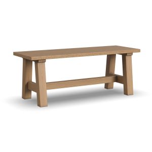 Trestle Brown Dining Bench
