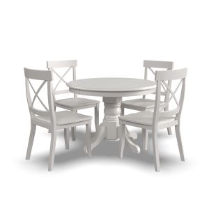 Warwick Off-White 5 Piece Dining Set