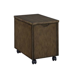 Xcel Brown Mobile File Cabinet
