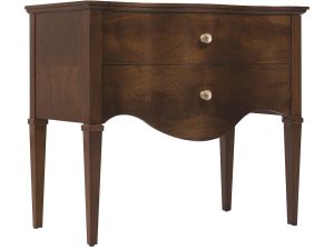 Archives Dark Walnut 2 Drawer Nightstand