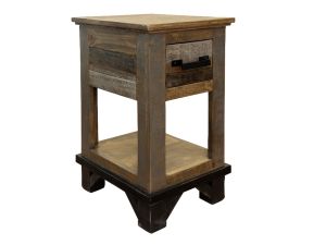 Loft Brown Chairside Table