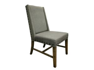 Loft Brown Gray Upholstered Dining Chair