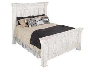 Terra White Panel Bed