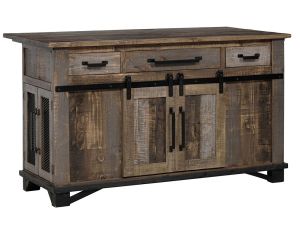 Loft Brown Kitchen Island