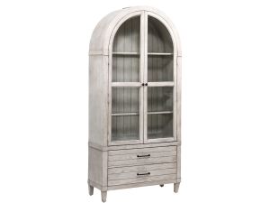 Belhaven Grey Arched Display Cabinet