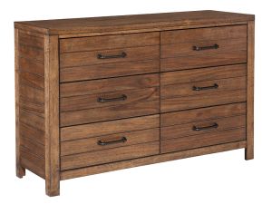 Summer Camp Brown 6 Drawer Dresser