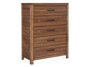 Summer Camp Brown 5 Drawer Chest