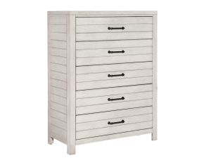 Summer Camp Gray 5 Drawer Chest