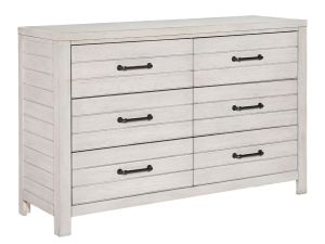 Summer Camp Gray 6 Drawer Dresser