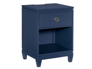 Summerland Inkwell Blue 1 Drawer Nightstand 