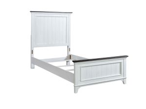 Allyson Park White Panel Bed