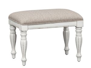 Magnolia Manor Antique White Accent Bench