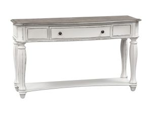 Magnolia Manor White Sofa Table