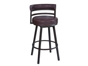 Madrid Tobacco Bar Height Swivel Stool