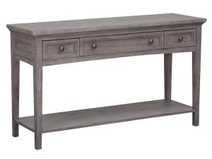 Paxton Place Dovetail Grey Rectangular Sofa Table