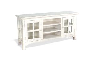 Marina White TV Console