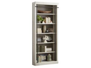 Toulouse 94" Rustic White Bookcase