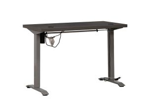 Gray Adjustable Standing Lift Desk