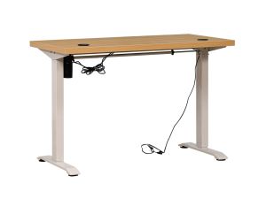 Natural White Adjustable Standing Lift Desk 