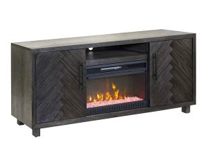 Palisades Charcoal 67" Fireplace TV Console