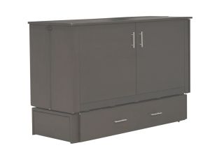 Sagebrush Stonewash Murphy Cabinet w/Mattress