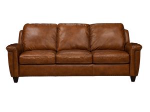 St James Honey Leather Sofa