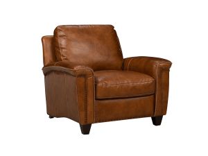 St. James Honey Leather Chair