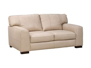 Caruso Bone Leather Maxi Loveseat