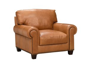 Madison Desert Sand 100% Leather Chair