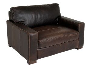 Waco Brown Leather Maxi Chair