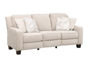 West End Saganaga Stone Dual Power Reclining Sofa