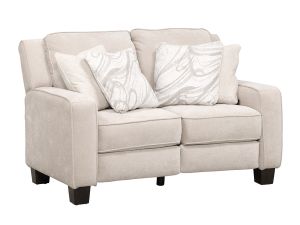 West End Saganaga Stone Dual Power Reclining Loveseat