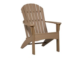 Weatherwood Fan Back Fixed Outdoor Adirondack Chair